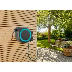 Compra PORTAMANGUERAS AUTOMATICO ROLLUP ML 25 M GARDENA 18620-20 al mejor precio