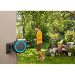 Compra PORTAMANGUERAS AUTOMATICO ROLLUP ML 25 M GARDENA 18620-20 al mejor precio
