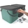 Compra CUBO RECICLAJE APILABLE ALBULA 40 L - VERDE 344VERT al mejor precio