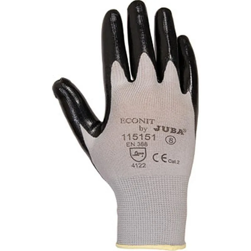 Compra GUANTE NILON RECUBIERTO NITRILO ESTANCO ECO-NIT TALLA 6 JUBA H115151/6 al mejor precio