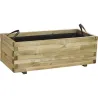 Compra JARDINERA DE MADERA RECTANGULAR 141L BAROQUE 110X50X38 CM FOREST 412 al mejor precio