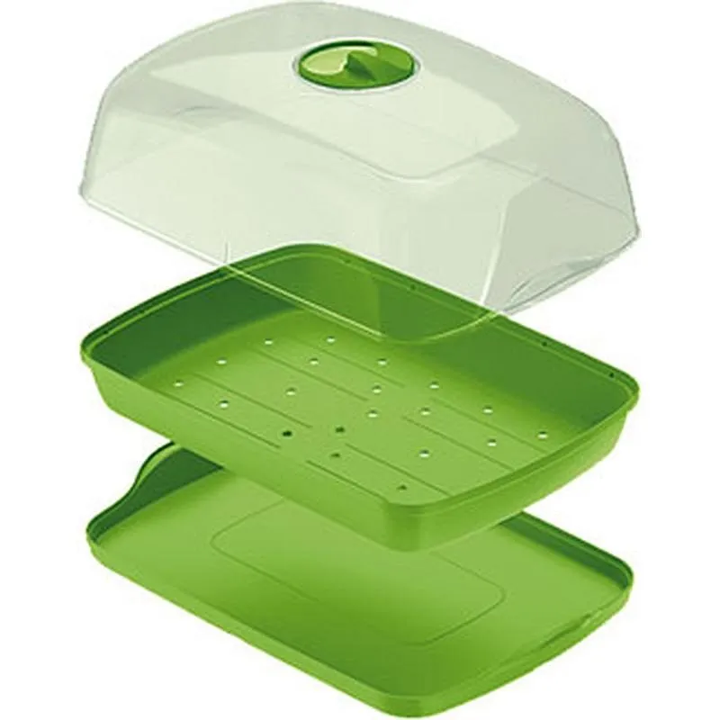 Compra HUERTO TABLA CON CUPULA 39 CM ANTRACITA CAPACIDAD 3,6 LITROS VAM DREH400-S433 al mejor precio