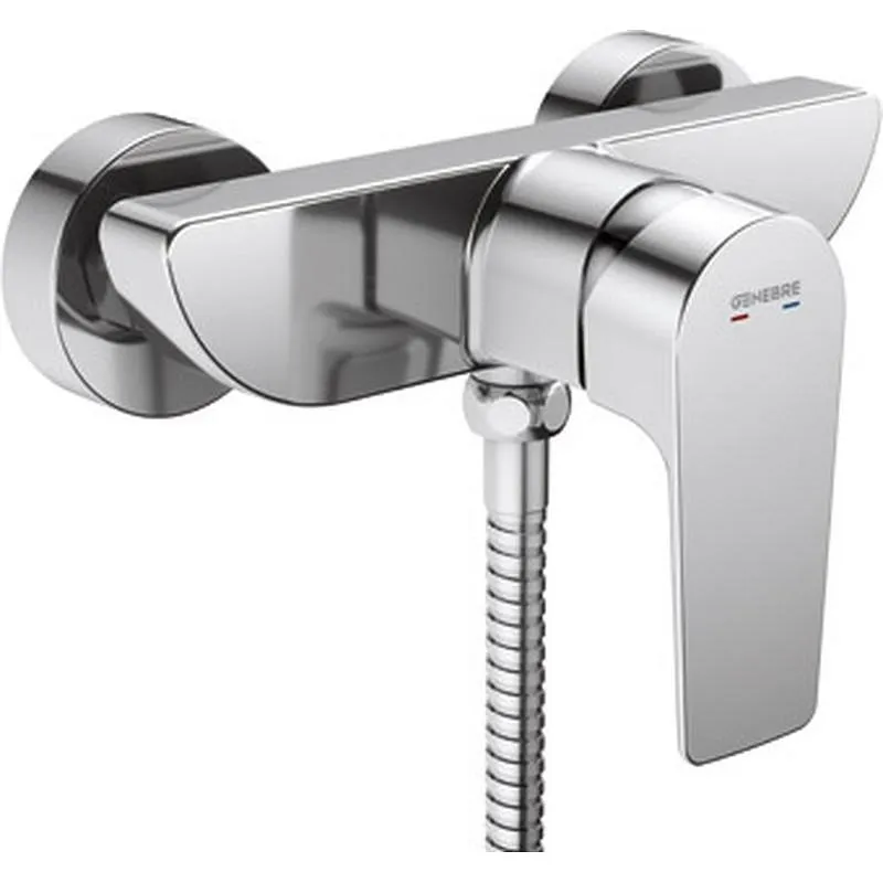 Compra MONOMANDO DUCHA CROMO SERIE KORAL GENEBRE 64110 32 45 66 al mejor precio