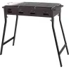 Compra BARBACOA CARBON-LEÑA RECTANGULAR CON PARRILLA CINCADA G 67 X 34 X 70 CM IMEX EL ZORRO 71448 al mejor precio