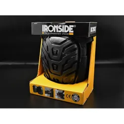Compra RODILLERAS PROFESIONAL ANTIDESLIZANTES NEGRA IRONSIDE 300341 al mejor precio