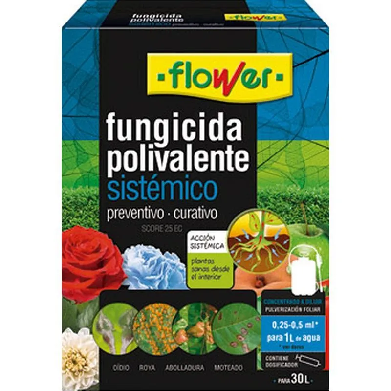 Compra FUNGICIDA POLIVALENTE SISTEMICO 10 ML FLOWER 1-30640 al mejor precio