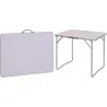 Compra MESA CAMPING PLEGABLE BLANCA 80X60 CM IMPORT X35000160 al mejor precio