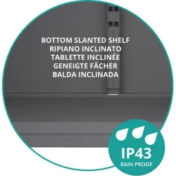 Compra ARMARIO RESINA MODULAR 1 ESTANTE GRIS TRANSFORMING 2 102 X 78 X 44 CM TERRY 1002906 al mejor precio