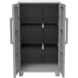 Compra ARMARIO RESINA MODULAR 2 ESTANTES GRIS TRANSFORMING 3 143 X 78 X 44 CM TERRY 1002921 al mejor precio