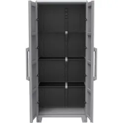 Compra ARMARIO RESINA MODULAR 3 ESTANTES GRIS TRANSFORMING 4 185 X 78 X 44 CM TERRY 1002905 al mejor precio