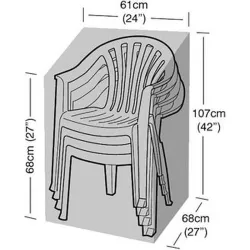 Compra FUNDA SILLAS APILABLES EASYCOVER 61 X 68 X H 68/107 CM GRW1476 al mejor precio