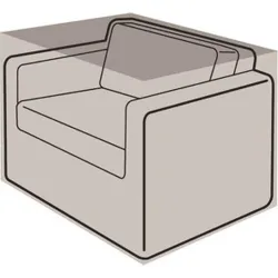Compra FUNDA SILLON EASYCOVER 94 X 94 X 68 CM GRW1650 al mejor precio