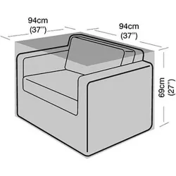 Compra FUNDA SILLON EASYCOVER 94 X 94 X 68 CM GRW1650 al mejor precio
