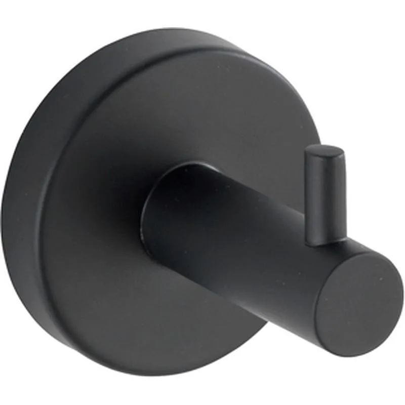 Compra PERCHA BAÑO INOX BOSIO NEGRO MATE WENKO 24232100 al mejor precio