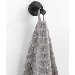 Compra PERCHA BAÑO INOX BOSIO NEGRO MATE WENKO 24232100 al mejor precio