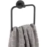 Compra TOALLERO ARO INOX BOSIO NEGRO MATE WENKO 24239100 al mejor precio