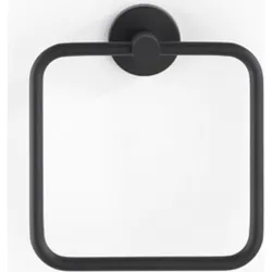 Compra TOALLERO ARO INOX BOSIO NEGRO MATE WENKO 24239100 al mejor precio