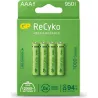 Compra PILA RECARGABLE RECYKO 4 UDS LR3 AAA 1000 MAH GENERAL DE PILAS 100AAAHC-CB4 GP al mejor precio