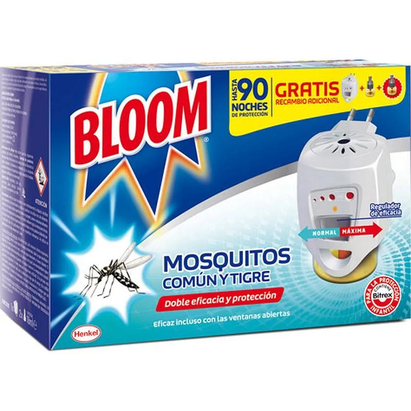 Compra INSECTICIDA ELECTRICO MOSQUITOS COMÚN Y TIGRE BLOOM DIFUSOR + 2 RECAMBIOS BLOOM 2868973 al mejor precio