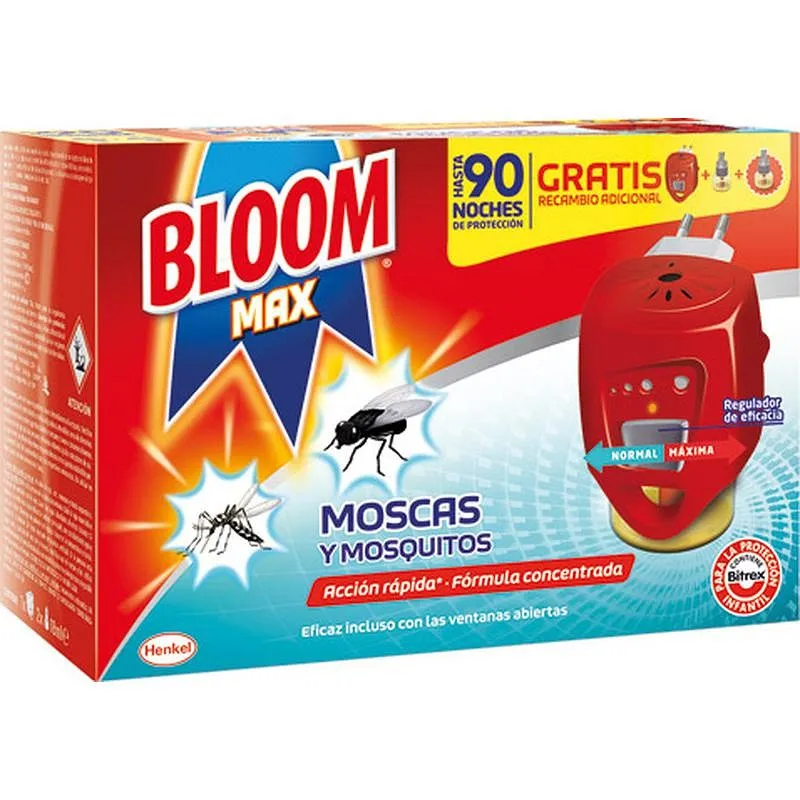 Compra INSECTICIDA ELECTRICO MOSCAS Y MOSQUITOS BLOMM DIFUSOR + 2 RECAMBIOS BLOOM 2301668 al mejor precio