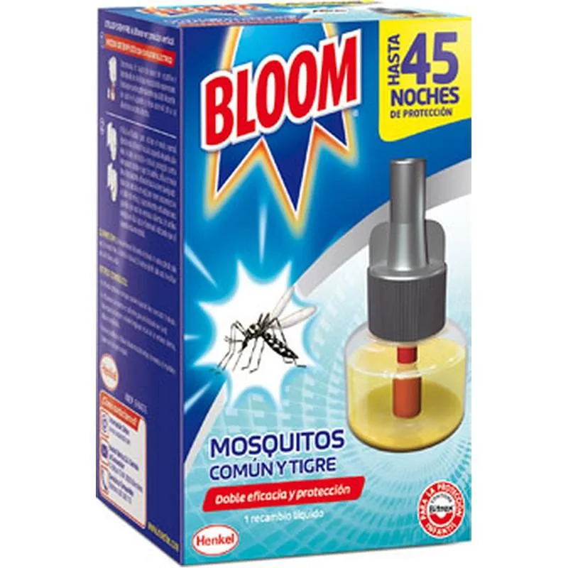 Compra RECAMBIO INSECTICIDA ELECTRICO BLOOM MOSQUITOS COMUN Y TIGRE 45 NOCHES BLOOM 2870490 al mejor precio