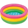 Compra PISCINA INFANTIL HINCHABLE TRES AROS BEBE 86X25CM INTEX 58924NP al mejor precio