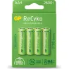 Compra PILA RECARGABLE RECYKO 4 UDS LR6 AA 2700 MAH GENERAL DE PILAS 270AAHC-CB4 GP al mejor precio