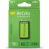 Compra PILA RECARGABLE RECYKO 1 UD 9 V 6LR661 200 MAH GENERAL DE PILAS 020R8H-CB1 GP al mejor precio