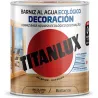 Compra BARNIZ AL AGUA ECOLOGICO DECORACION BRILLANTE 750 ML INCOLORO TITANLUX M20100034/5699619 al mejor precio