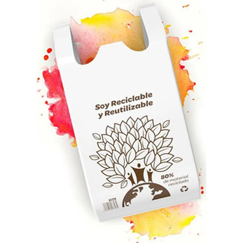 Compra BOLSA ASAS RECICLADA 70% GENERICA 35 X 45 CM G-200 NON 9000655-9000678 al mejor precio