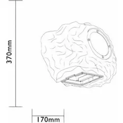 Compra ROCA SOLAR HIMALAYA IP44 LUZ CALIDA 30 LM LUXFORM IL301140 al mejor precio