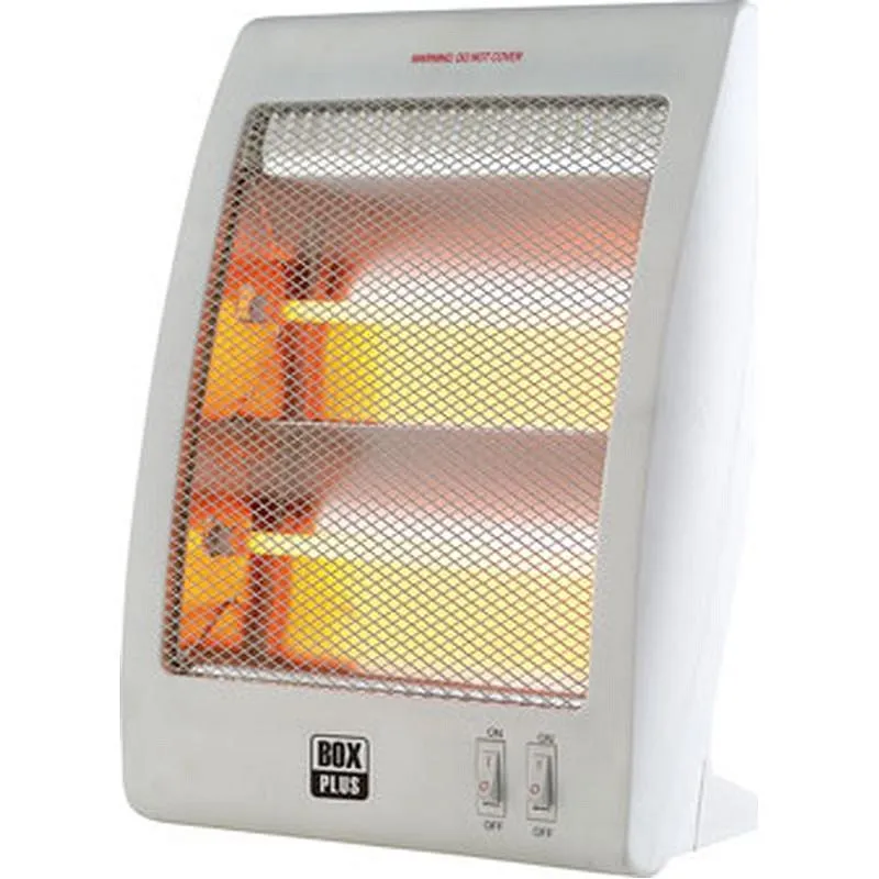 Compra ESTUFA CUARZO 2 BARRAS 400/800 W BLANCO BOX PLUS QH-1000A al mejor precio