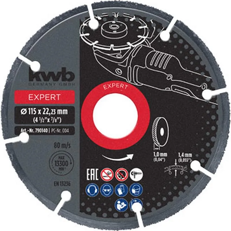 Compra DISCO CORTE MADERA Y CLAVO diametro 115 KWB 49790140 al mejor precio