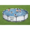 Compra PISCINA REDONDA DESMONTABLE STEEL PRO MAX 6.473 L DEPURADORA CARTUCHO TIPO I diametro366X76CM BESTWAY 56416 al mejor precio
