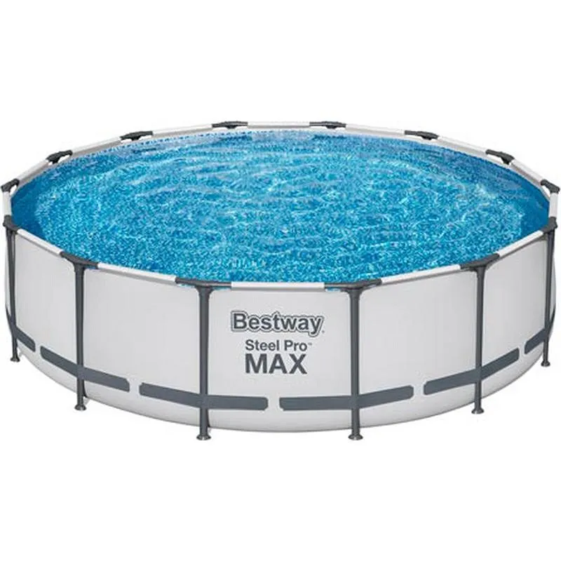 Compra PISCINA REDONDA DESMONTABLE STEEL PRO MAX 13.030 L DEPURADORA CARTUCHO TIPO II diametro427X107CM BESTWAY 56950 al mejor precio