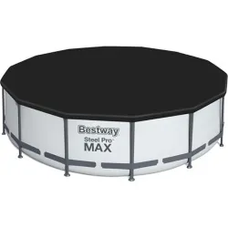 Compra PISCINA REDONDA DESMONTABLE STEEL PRO MAX 13.030 L DEPURADORA CARTUCHO TIPO II diametro427X107CM BESTWAY 56950 al mejor precio