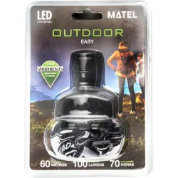 Compra LINTERNA FRONTAL LED OUTDOOR 1W 100 LUMENS KORPASS 21861 al mejor precio
