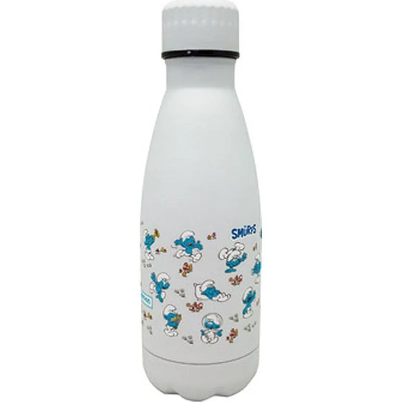 Compra BOTELLA INOX TERMO DECORADA 350 ML - PITUFOS AZUL FIH 755 al mejor precio
