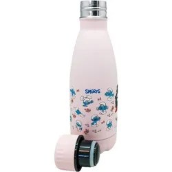 Compra BOTELLA INOX TERMO DECORADA 350 ML - PITUFOS ROSA FIH 758 al mejor precio