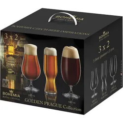 Compra COPA CERVEZA SET REGALO GOLDEN 6 UDS SURTIDAS NON BOH67 al mejor precio