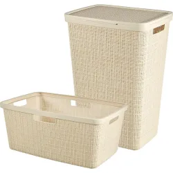 Compra PONGOTODO JUTE 58L BLANCO ROTO 58X43X34 CM CURVER 245976 al mejor precio
