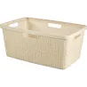 Compra CESTA JUTE 46L BLANCO ROTO 59X39X25 CM CURVER 245980 al mejor precio