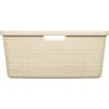 Compra CESTA JUTE 46L BLANCO ROTO 59X39X25 CM CURVER 245980 al mejor precio
