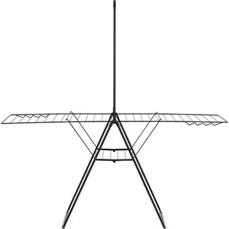 Compra TENDEDERO ALAS + BARRA PARA PERCHAS 25 M - NEGRO MATE BRABANTIA 40 35 21 al mejor precio