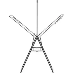 Compra TENDEDERO ALAS + BARRA PARA PERCHAS 25 M - NEGRO MATE BRABANTIA 40 35 21 al mejor precio