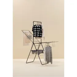 Compra TENDEDERO ALAS + BARRA PARA PERCHAS 25 M - NEGRO MATE BRABANTIA 40 35 21 al mejor precio