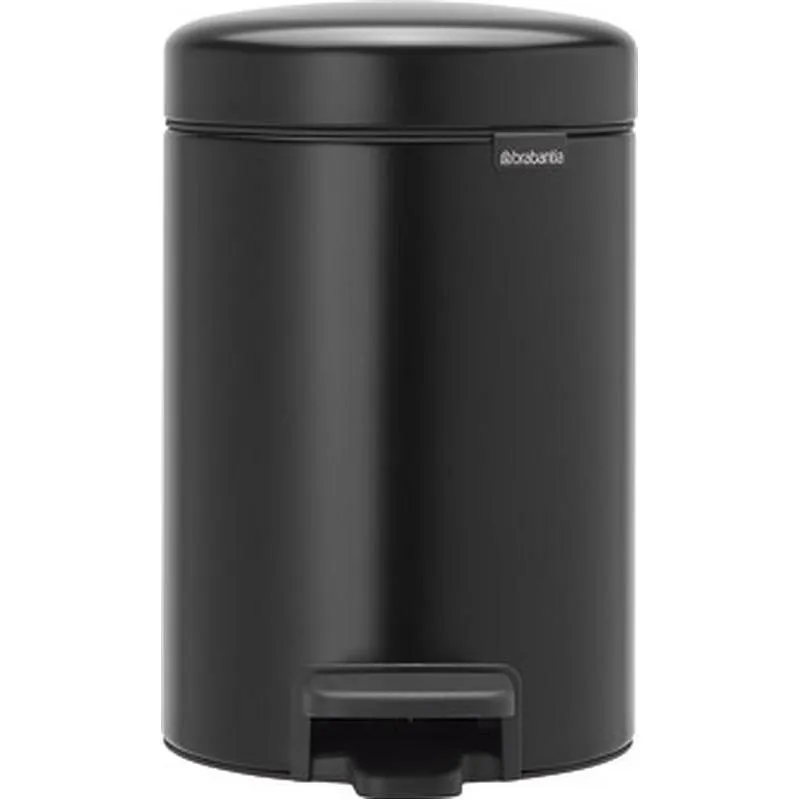 Compra CUBO PEDAL NEW ICON NEGRO MATE 3 L BRABANTIA 11 33 21 al mejor precio