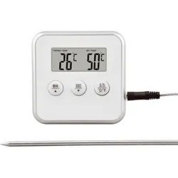 Compra TERMOMETRO COCINA CON SONDA Y TEMPORIZADOR CMP 751066 al mejor precio