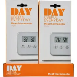 Compra TERMOMETRO COCINA CON SONDA Y TEMPORIZADOR CMP 751066 al mejor precio