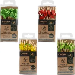 Compra PINCHOS DESECHABLES ECOLOGICOS (SET 20U) SURTIDOS CMP KA4375 al mejor precio